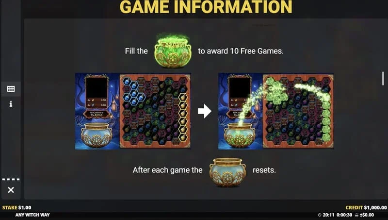 Any Witch Way - পূর্ণ কড়াই এবং Free Games চালু